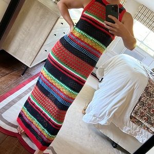 Mango knit maxi dress size 6